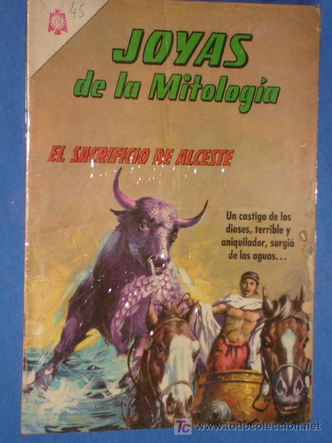 BDs: JOYAS DE LA MITOLOGIA N&deg; 45 - EL SACRIFICIO DE ALCESTE  *NOVARO *